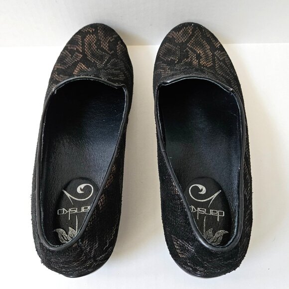 Dansko Shoes Womens 39 / 8.5 9 Olivia Snake Leather Loafers Metallic Bronze - Picture 8 of 13